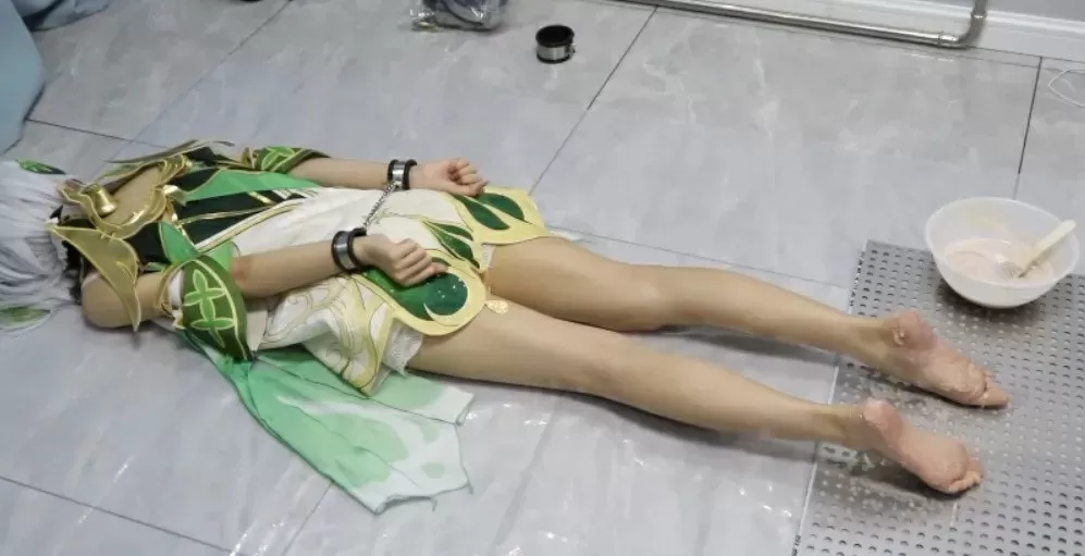 【咕咕原创】小草神的山药泥地狱痒责，绝对极限感官折磨 1.webp