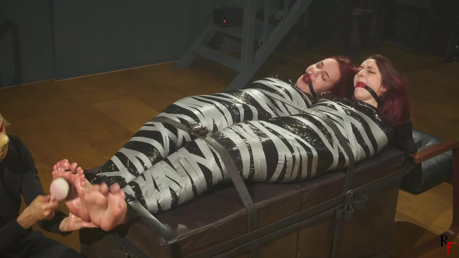 RFStudioProduction – Elaria and Tilda – Double Mummification and Foot Tickling.webp