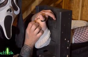 【阿梅西娅的极致束缚足底凌虐】Fettish   Ghostface Tickles