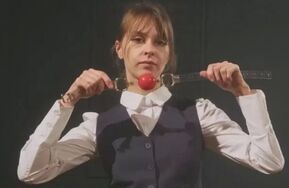 RussianFetish - Anfisa - Nylon and Barefoot Tickling in Stocks